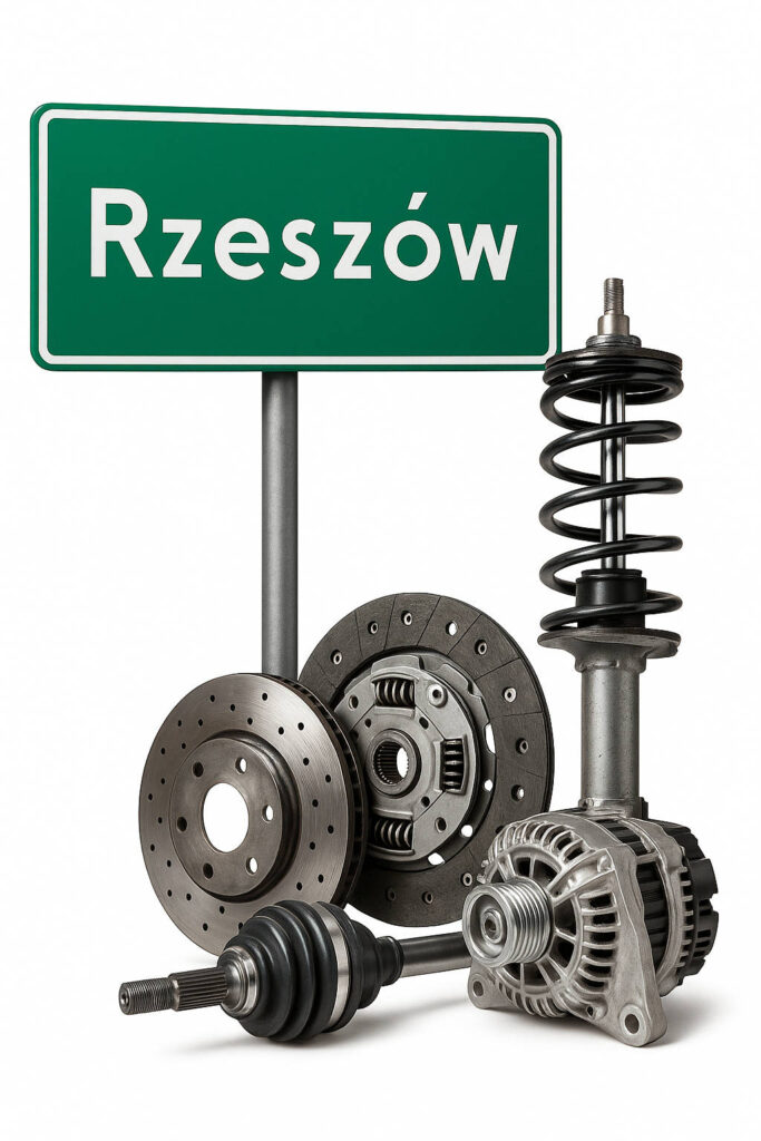 Części używane Rzeszów, znak drogowy Rzeszów i części samochodowe.
